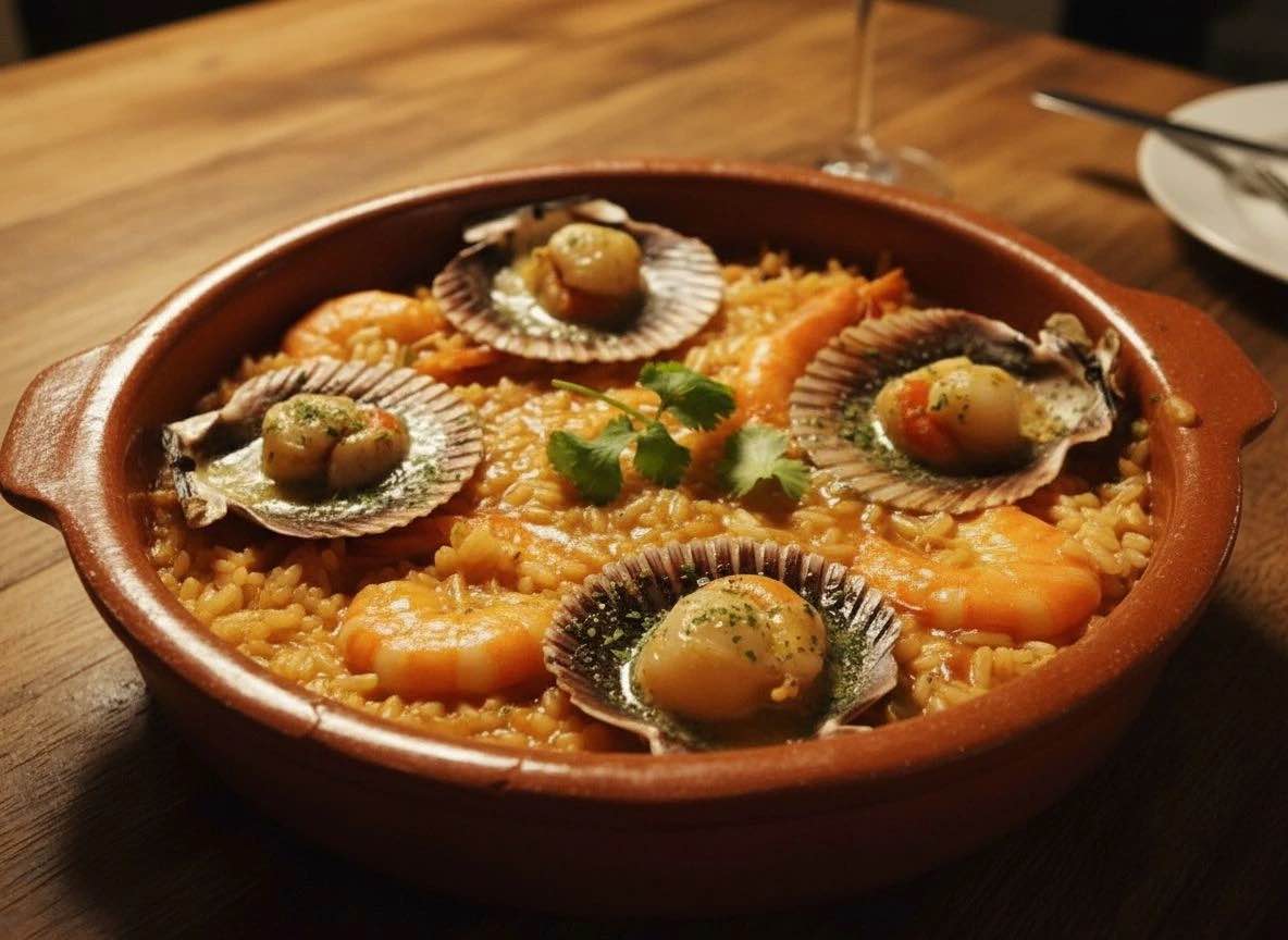Arroz de Camarão com Zamburinas